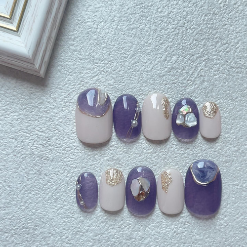 サイズオーダー】No.01 ネイルチップ ネイルチップ（つけ爪  