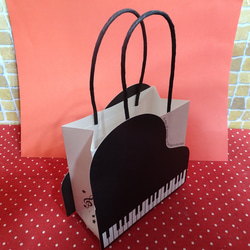 ピアノのペーパーバッグに音符と楽器のクッキー３種類詰め合わせ♪(*^▽^*) 6枚目の画像