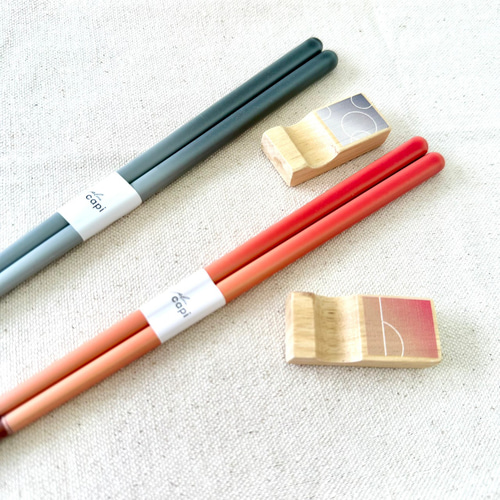 選べる3デザイン】 お箸 かわいい capi 食洗器対応 箸 夫婦箸 箸置き