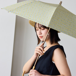 【晴雨兼用】coccaの日傘雨傘 fantastic world 刺繍(折りたたみ)《TPS-1171-1》 3枚目の画像