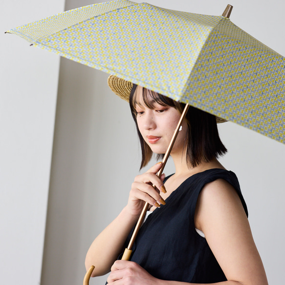 【晴雨兼用】coccaの日傘雨傘 fantastic world 刺繍(折りたたみ)《TPS-1171-1》 3枚目の画像