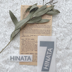 大人気＊おしゃれ背番号ステッカー＊セミオーダー＊お名前シール 背番号 部活 スポーツ 名前ステッカー 背番号シール 20枚目の画像