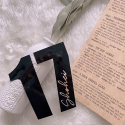 大人気＊おしゃれ背番号ステッカー＊セミオーダー＊お名前シール 背番号 部活 スポーツ 名前ステッカー 背番号シール 4枚目の画像