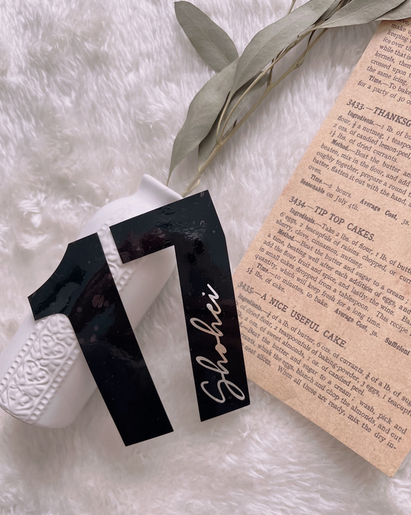 大人気＊おしゃれ背番号ステッカー＊セミオーダー＊お名前シール 背番号 部活 スポーツ 名前ステッカー 背番号シール 4枚目の画像