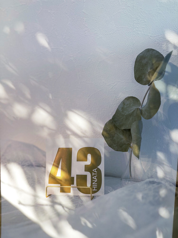 大人気＊おしゃれ背番号ステッカー＊セミオーダー＊お名前シール 背番号 部活 スポーツ 名前ステッカー 背番号シール 3枚目の画像