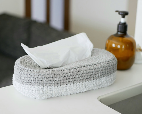 ハンドメイド□ソフトパック□ティッシュカバー□北欧風□森のクマさん