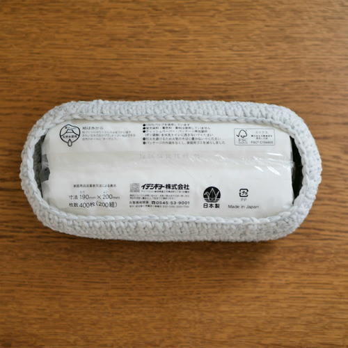 ソフトパックの困ったを解決！ソフトパックティッシュカバー（グレー