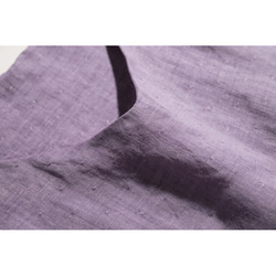 ジャガード織リネンベスト　リネンノースリーブTシャツ　表地と裏地同じ生地リネンベスト　6色　S-L　L370 4枚目の画像