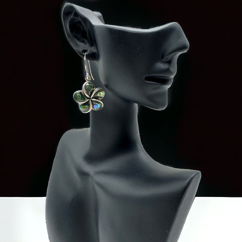 世界に一つの表情」Abaron Plumeria 銀線細工 フラワー アバロンシェル  