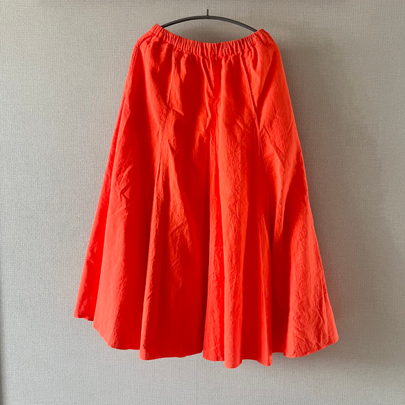 【AN.032】コットンリネンの綺麗ラインロングスカート 8枚目の画像