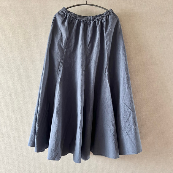 【AN.032】コットンリネンの綺麗ラインロングスカート 9枚目の画像