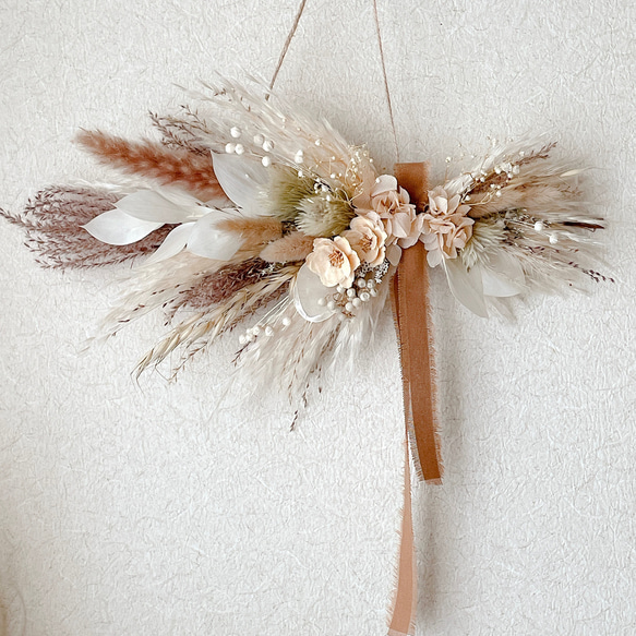 横長 スワッグ ドライフラワー バースデーフォト