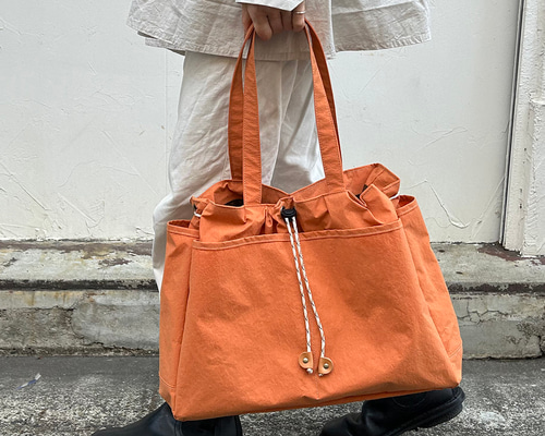 コールハーン☆オレンジ系カゴトートバッグ 美品 20日まで特価♪ 50d596163a6f0c53461914c284ee87