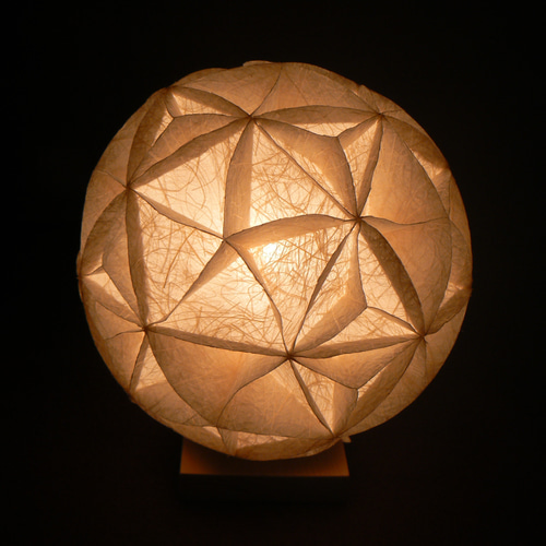 和紙の手作りランプシェード 美濃和紙使用 [渓] 2-1 どこにもない癒し