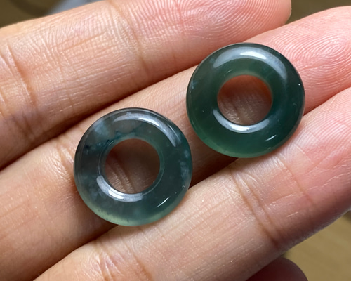 RS4-32宝石質氷種藍水天然グアテマラ産A貨本翡翠ルース裸石 硬玉 ジェダイト RS7-42 宝石質 深い氷藍緑 天然グアテマラ産 A貨 本翡翠 ルース