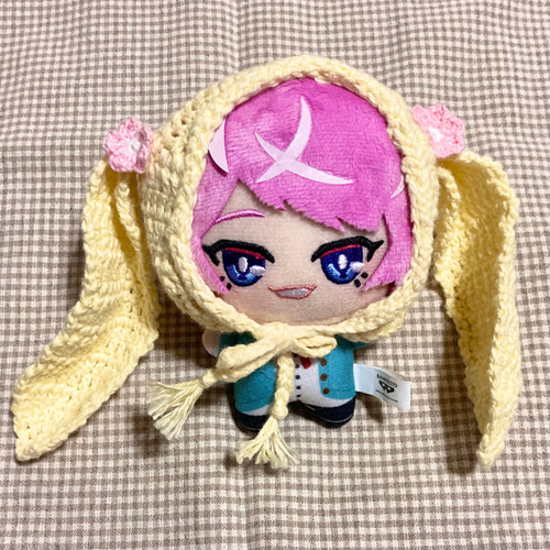 【オーダーページ】うさ耳ケープ ちびぐるみ みにコレ ぬいぐるみマスコット オーダーページ】うさ耳ケープ ちびぐるみ みにコレ ぬいぐるみ