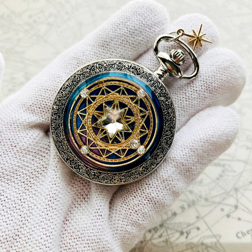 魔術師の懐中時計ー星の魔法陣☆ ネックレス・ペンダント sorarium