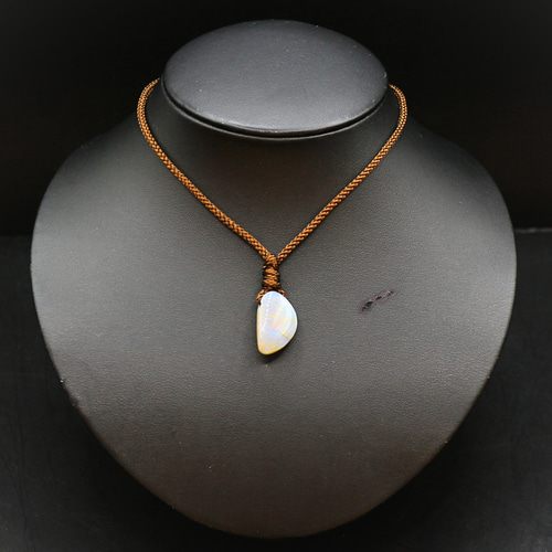 クリスタルオパール 穴あき タンブル ana_tumble195 クリスタルオパール 穴あき タンブル ana_tumble195 ネックレス