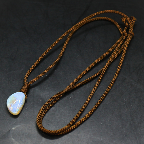 クリスタルオパール 穴あき タンブル ana_tumble195 クリスタルオパール 穴あき タンブル ana_tumble195 ネックレス