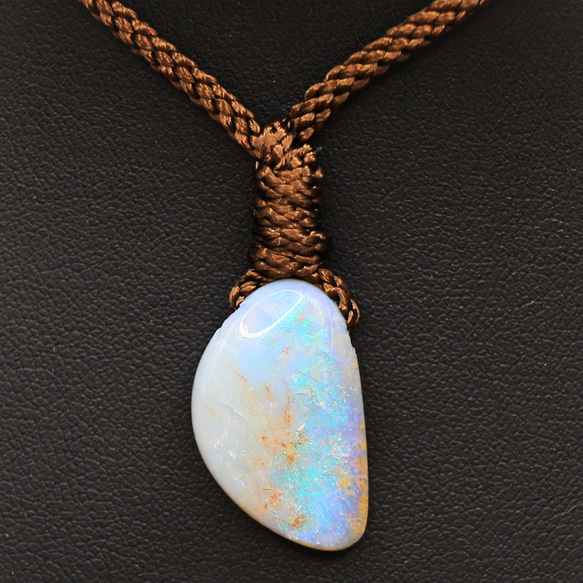 クリスタルオパール 穴あき タンブル ana_tumble195 クリスタルオパール 穴あき タンブル ana_tumble195 ネックレス