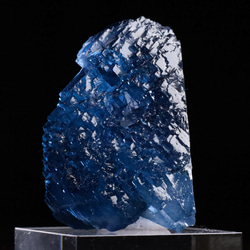 ウルトラ美ブルー 超幾何学的造形 天然 フローライト ヤオガンシャン鉱山産 88g 天然石 結晶 鉱物 標本 4枚目の画像