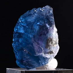 ウルトラ美ブルー 超幾何学的造形 天然 フローライト ヤオガンシャン鉱山産 88g 天然石 結晶 鉱物 標本 7枚目の画像