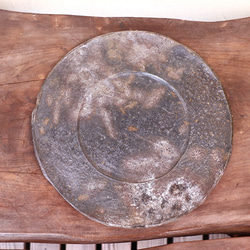 備前焼 皿(約26cm)　sr4-073 1枚目の画像