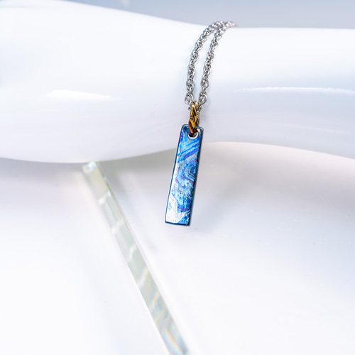 ティマスカス・シリンダーロッド (チタン合金製ダマスカス) Timascus 結晶化チタン・シリンダーロッド (チタン合金) ティマスカス Timascus