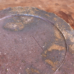 備前焼 皿(約26cm)　sr4-077 4枚目の画像