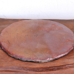 備前焼 皿(約26cm)　sr4-077 5枚目の画像