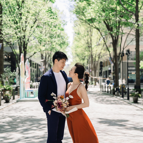 ウェディングブーケ 結婚式 前撮り ブートニア アーティ