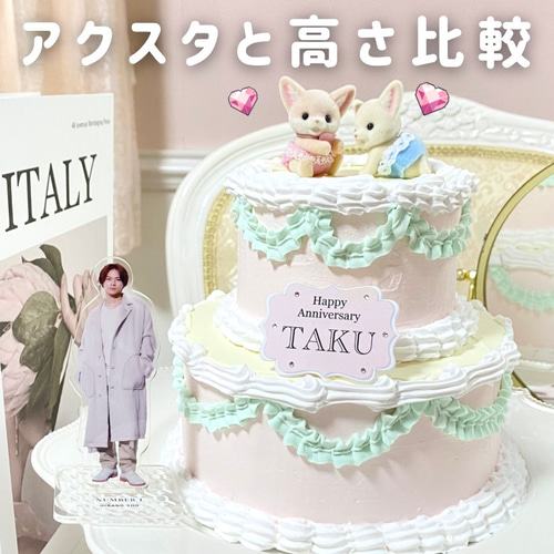 ケーキレプリカ 好きな色で作ります】食べられないケーキ 〜フェイクだからこの価格で