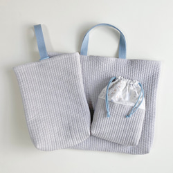 送料無料》ヌビ 入園入学準備セット レッスンバッグ シューズ入れ