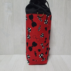 □受注製作□ドット柄水筒カバー ハンドメイド ペットボトルカバー