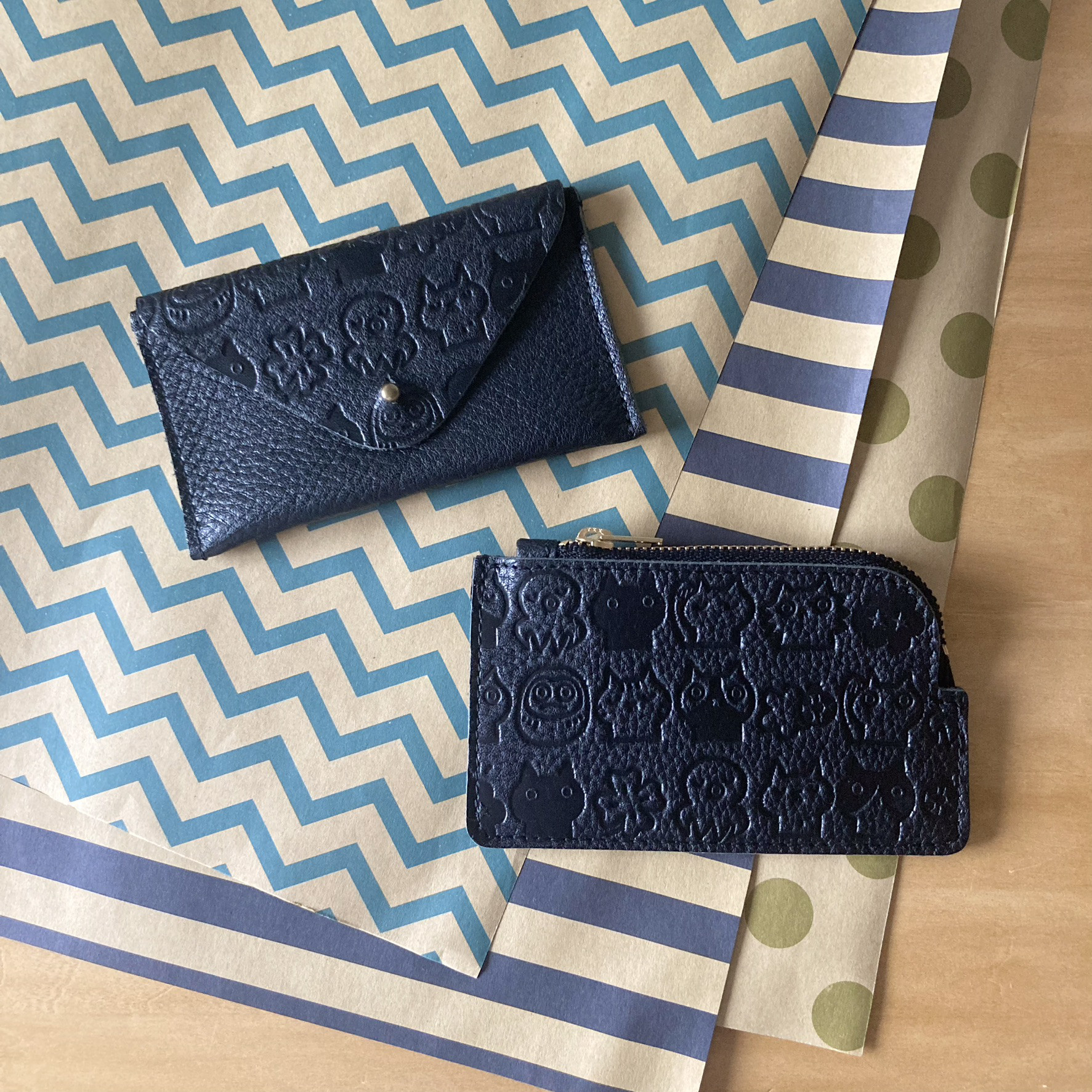 父の日限定 コインケース＆カードケース 縁起モノグラム 小銭入れ・コインケース minakawaneko 通販  17683750｜Creema(クリーマ)