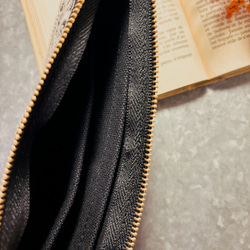 新作！▪️インド刺繍リボンのお財布ポーチ▪️ハンドメイド・やりくりポーチ・財布・長財布・母の日 4枚目の画像