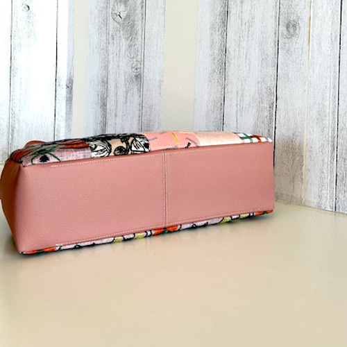 ミナペルホネン　ショルダー　トートバッグ　パッチワーク×skyflower ミナペルホネン ショルダー トートバッグ パッチワーク×skyflower ミナ