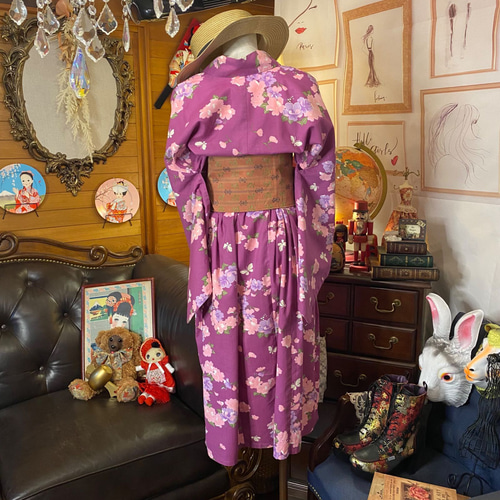和洋折衷コーデ　セパレート浴衣　帯サッシュベルト　３点セット 0be8f79b1c955c5ece1925de0b631f