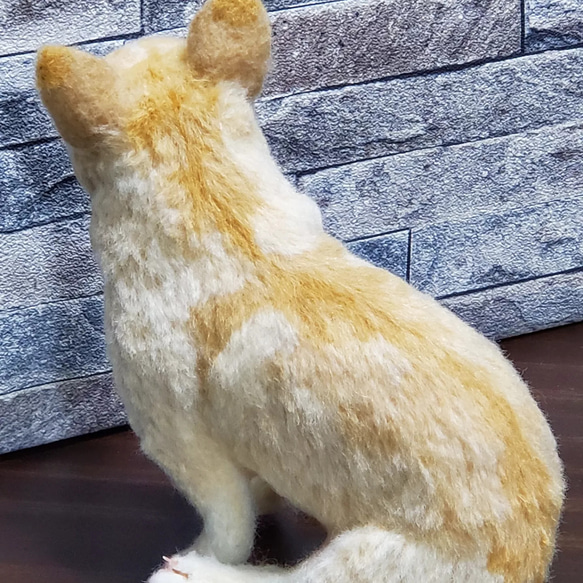 羊毛フェルトオーダーメイド、受注制作、羊毛フェルト犬、ペットロス、うちの子、リアル羊毛フェルト 