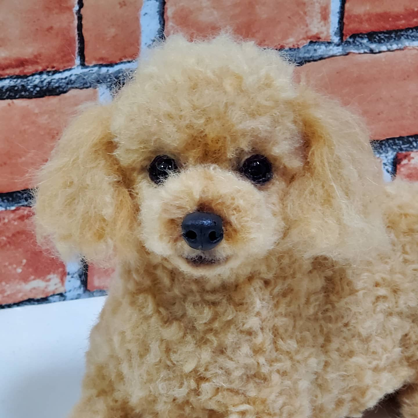 羊毛フェルト、オーダーメイド、受注制作、羊毛フェルト犬、ペットロス