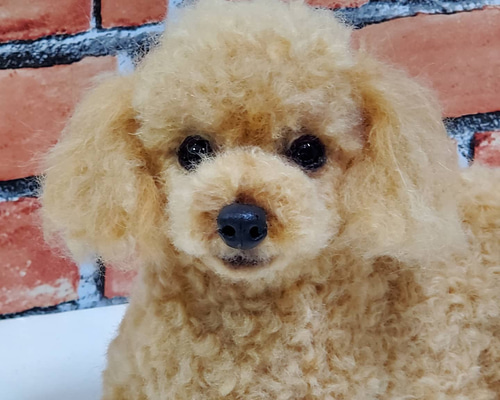 羊毛フェルト、オーダーメイド、受注制作、羊毛フェルト犬、ペットロス