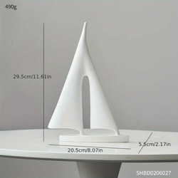 セーリングボートの模型 オーナメント シンプルなオーナメント 家庭用 a-506 7枚目の画像