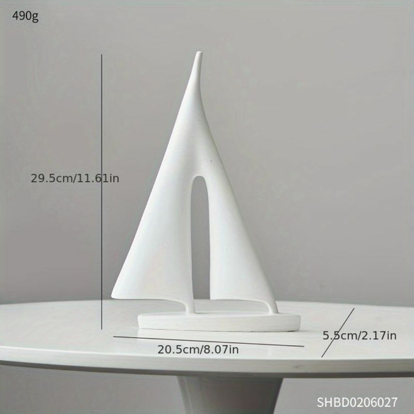 セーリングボートの模型 オーナメント シンプルなオーナメント 家庭用 a-506 4枚目の画像