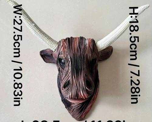 牛2頭＆キリン　動物インテリア置物　まとめ売り　店舗装飾にも キリンの置物 キリン グッズ きりん 麒麟 動物 オブジェ 置き物