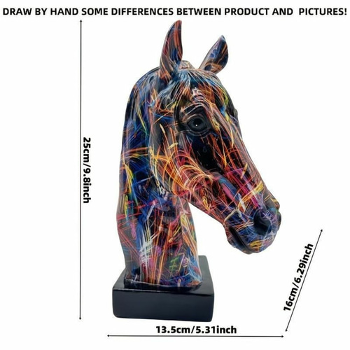馬 置物 オブジェ 3カラー 馬の頭の樹脂工芸品 3色展開 a-528 馬 置物 オブジェ 3カラー 馬の頭の樹脂工芸品 3色展開 a-528