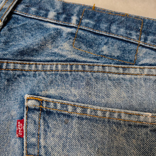 Levi's 501 リメイク　カスタムデニム W34 L34 W34表記 リペアカスタム usa製 リーバイス 501 リメイクデニム