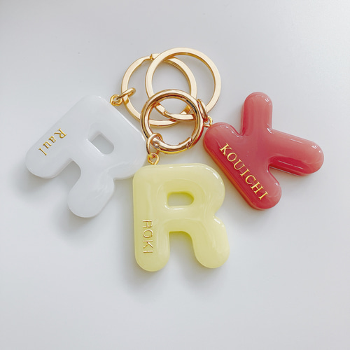アルファベットチャーム♡（ゴールド)15個で580円 アルファベットチャーム♡（ゴールド)15個で580円 イニシャル