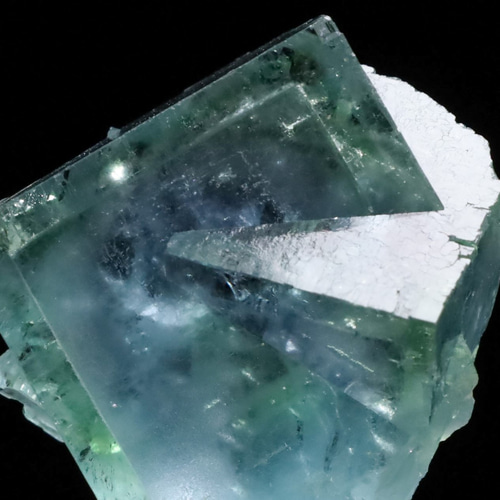 【極上虹入り/最強品質】バイカラーフローライト＊約414g＊　天然石 ポイント バイカラーフローライト- 11MINERAL『一つ一つ厳選した鉱物、宝石