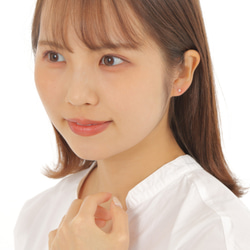 【正品珍珠】陶瓷單顆珍珠耳環3.5-4mm日本Akoya珍珠小珍珠日本珠日本製造金屬防過敏 第5張的照片