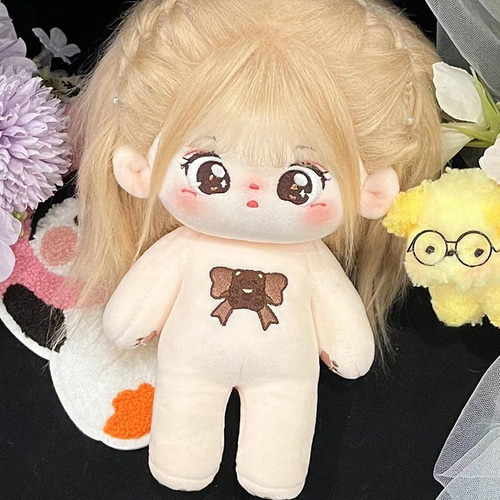 20cm 着せ替えぬいぐるみ 無属性 着せ替え人形 女の子 綿人形